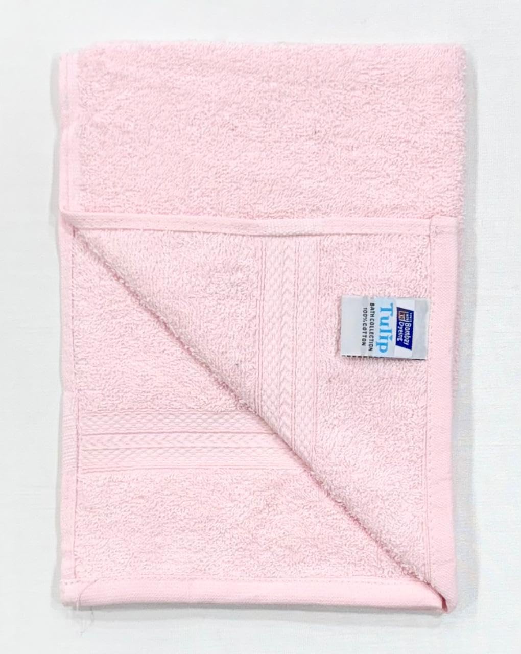 Bombay Dyeing Tulip 100% Soft Cotton Hand Towels 1200 Gsm (Peach) - Set Of 6
