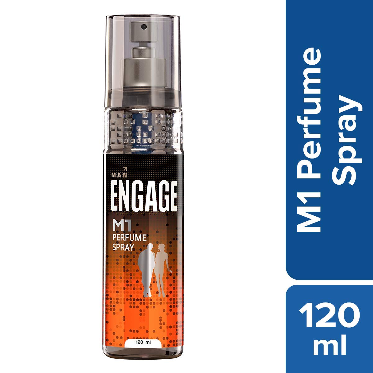 Engage Nudge Deodorant Spicy And Woody , 220ml 7.4 Fl.oz. & Engage M1 Perfume Spray Citrus And Woody , Skin Friendly , 120ml 4 Fl.oz. | Ideal For Men