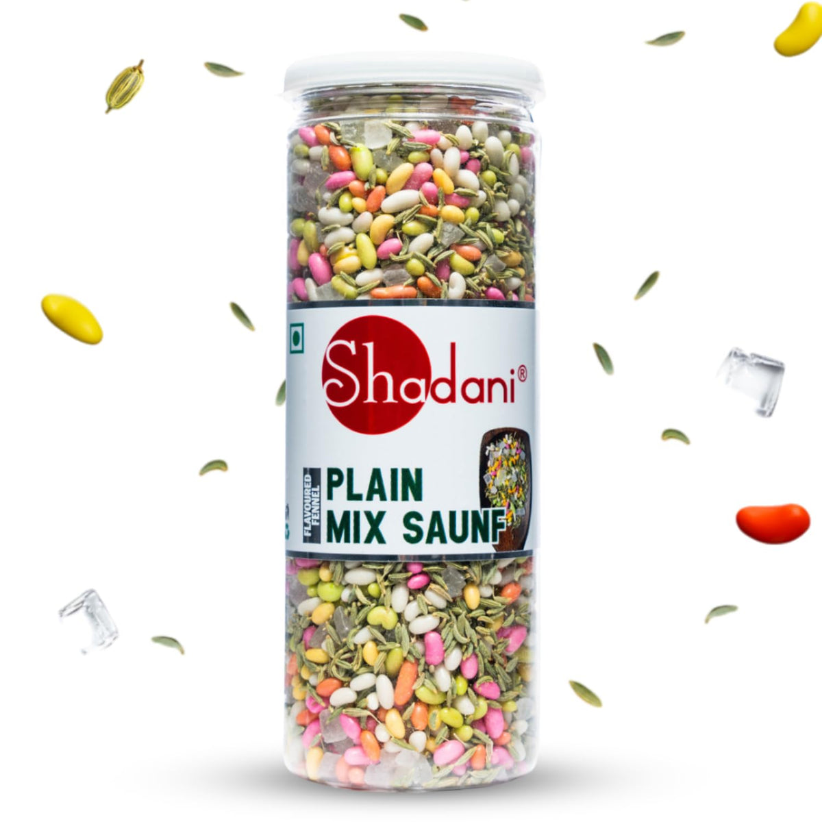 Shadani Plain Mix Saunf (215gm), Mouth Freshener Digestive Saunf | Sweet & Flavourful Fennel