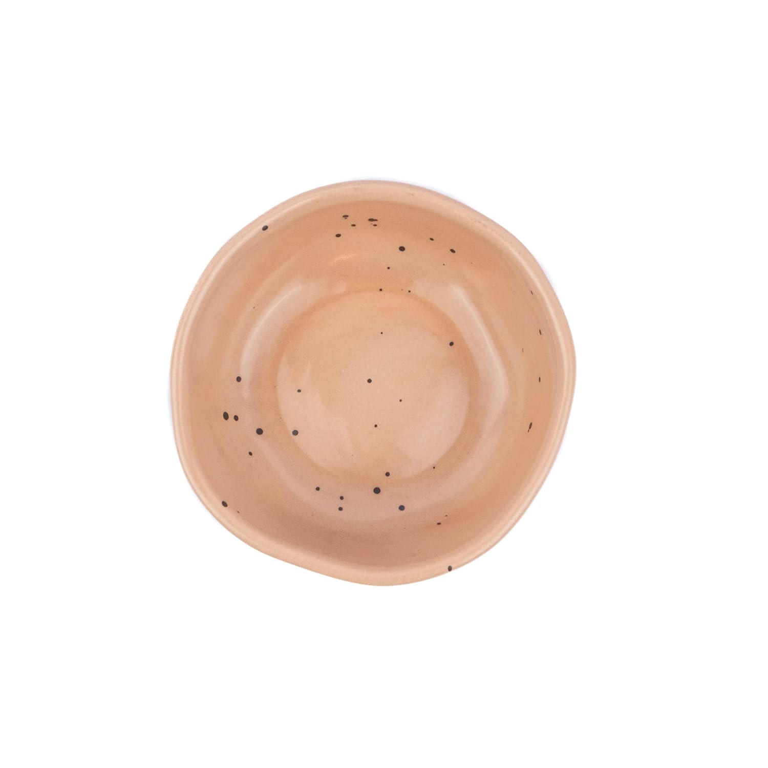 Ceramic Earth Bowl Set Of 3 Pieces For Snacks - 350ml Each, 1 Each Beige, Green, White | Cereal Bowl - Maggie Bowl With Matte Finish | Durable & Microwave Safe