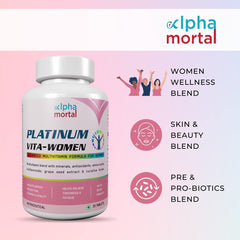 Alpha Mortal Platinum Daily Multivitamin Tablets | Enhances Stamina, Energy, Joint Health, Recovery & Endurance | 30 Tablets , 50gm 0.1lbs , Each Pack Of 2