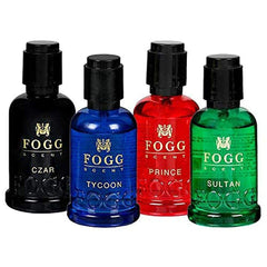 Fogg Scent Combo Of 4 Mini Eau De Parfum For Men & Women 15 Ml 0.5 Fl.oz. Each | Perfect For Gifting