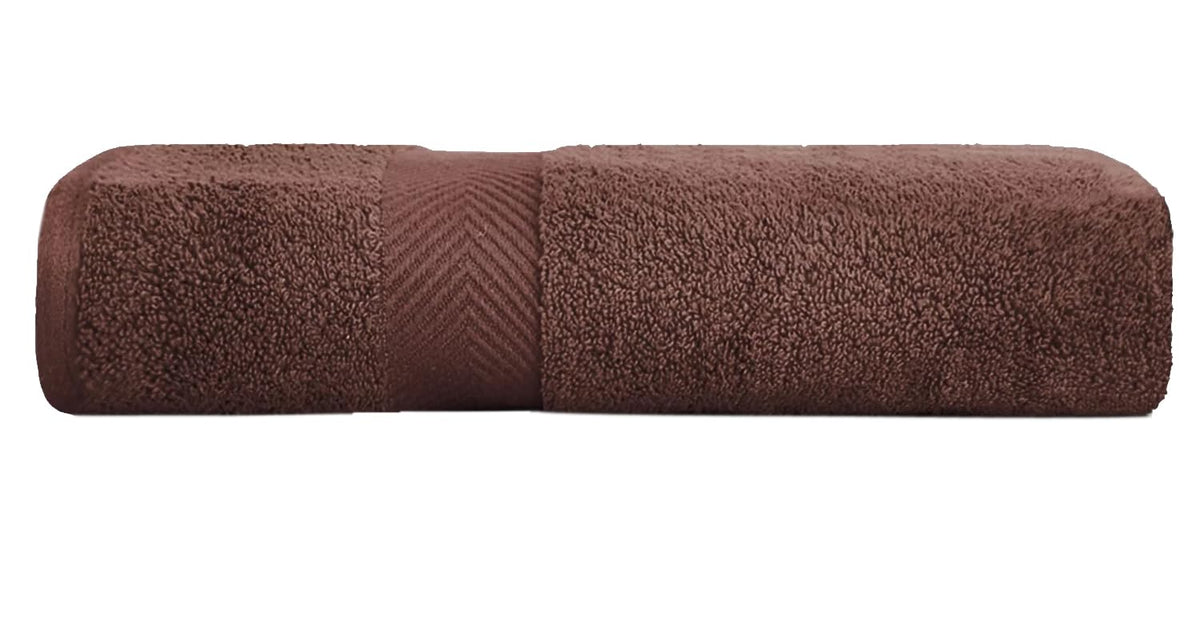 Fresh From Loom Luxury Edition Egyptian 100% Pure Cotton Bath Towel 600 Gsm | High Water Heavy Soft Dual Stitched Bath Towel (Coffee)