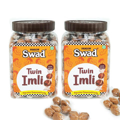 Panjon Swad Twin Imli Candy 800gm, (400gm *2) | Khatti Meethi Imly | Jar Pack