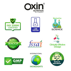Oxin Nutrition Grape Seed Extract Capsule 500mg 95% Polyphenols, Leansing Your Body Of Toxins & Free Radicals | 60 Capsules 100gm 0.2lbs