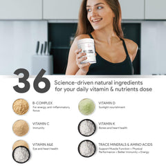 Autoimmunity Care Multivitamin Multi Nutrient Care , Daily Multivitamin With A, D, E, K, B - Complex, C, Multiminerals, Micronutrients For Optimal Health, Cellular Function | 100gm 0.2lbs