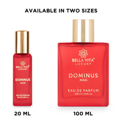 Bella Vita Luxury Dominus Man Eau De Parfum 20ml 0.68 Fl.oz. Perfect Gift For Boyfriend | Long Lasting