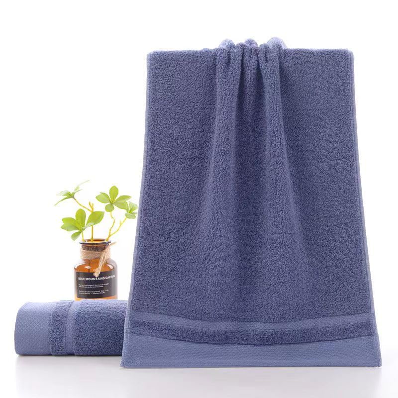 Linear Bamboo Bath Towel 450 Gsm | Large Size Bath Towel For Men & Women Soft, Highly Absorbent & Quick Dry (Blue)