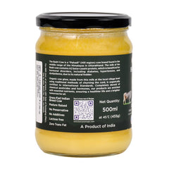 Natural Pure Barsana Magic A2 Badri Cow Ghee By Sanjeevani Organics | Rich In Nutrients & Protein Fiber Healthy Cow Ghee Supports Heart Health | (500ml) 16.9 Ounce | Jar Pack