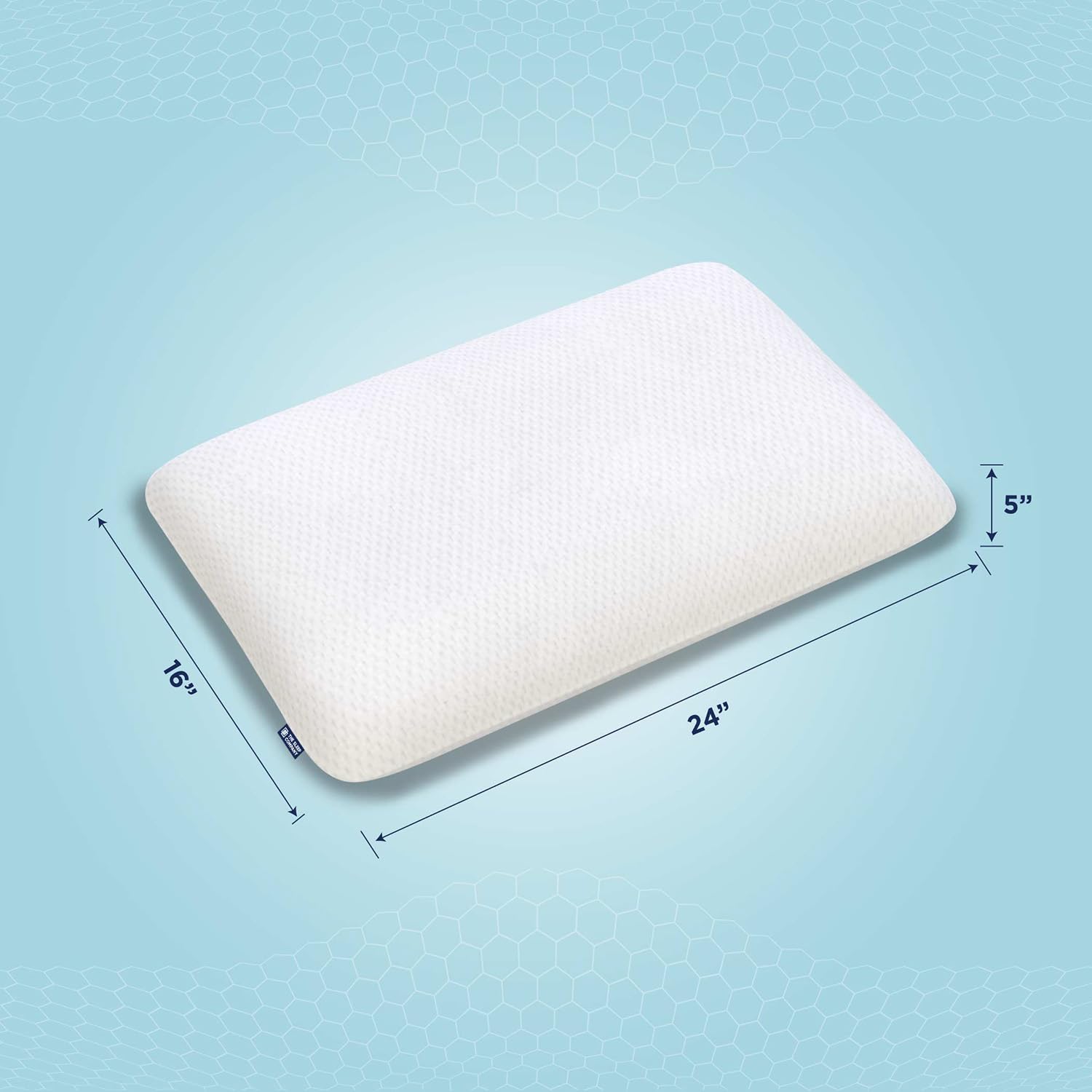 Smart Grid Hybrid Pillow, Bed Pillow For Sleeping, White - 26 X 16 Inches | For Neck & Shoulder Pain Relief, Pillow For All Sleepers | Luxe Cotton Viscose Washable Cover - Pack Of 1