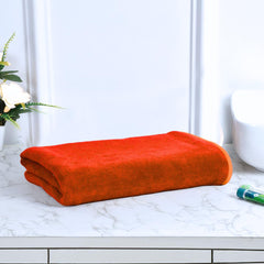 Black Gold The Finer Touch Premium Microfiber Bath Towels 400 Gsm | Lightweight Ultra-Soft Fade Resistant (Red)