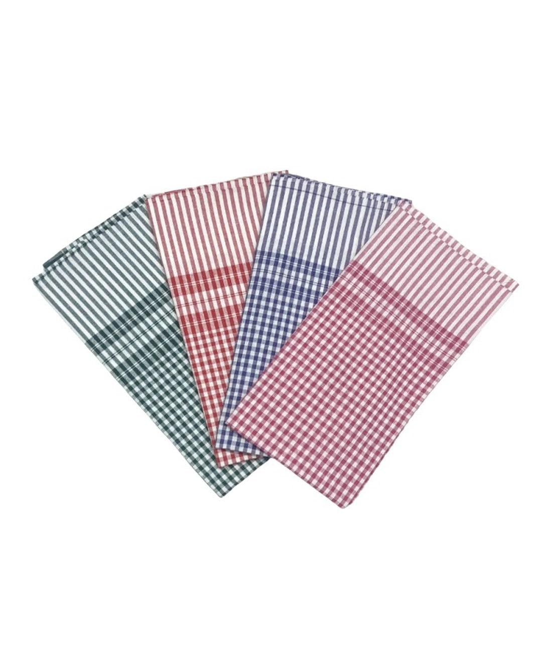 Nikshaya 100% Cotton Bath Towel 700 Gsm | Ultra-Soft, Quick-Dry Towels For Daily Use | Highly Absorbent & Durable | Set Of 4 (Multicolour)
