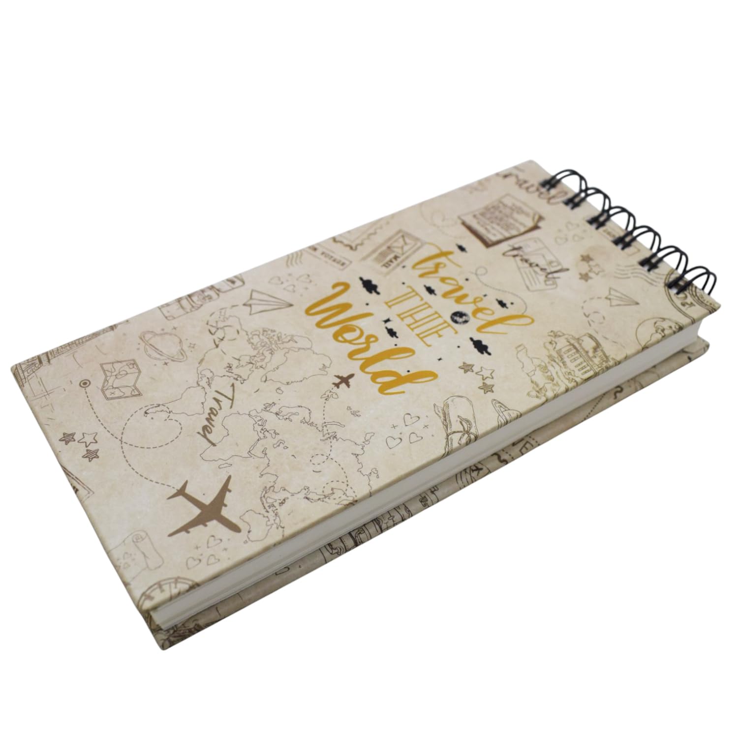 To Do List Notepad, Daily Planner Diary, Pages 129, Birthday Return Gift (Travel the World) 1Pc
