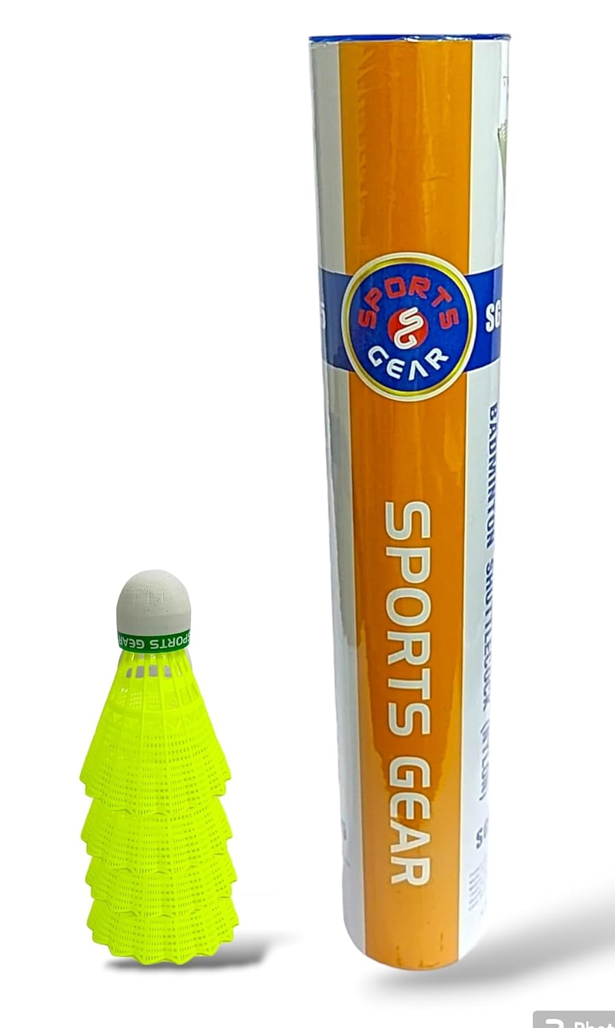 Sports Gear SG 5555 High Performance Nylon Shuttlecock | Green , Pack Of 12 , Made With High-Quality Material