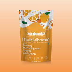Zentavita Multivitamin Gummies For Adults With Vitamin C, E, B6, B12 & Iodine With Inositol | For Energy, Immunity & Overall Well - Being | 30 Gummies , 150gm 0.3lbs
