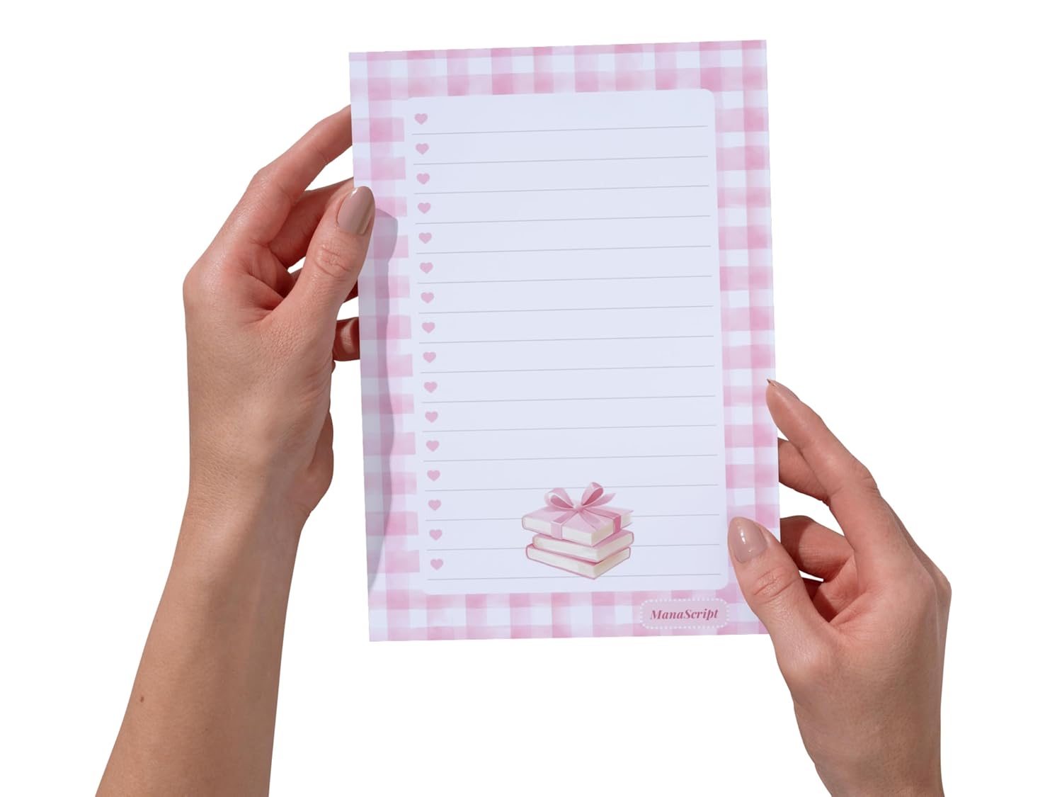 A5 Notes/To Do List Notepad, Beautiful Checklist Pad, Tear-Off Sheets (Pink Books) Pack Of 1