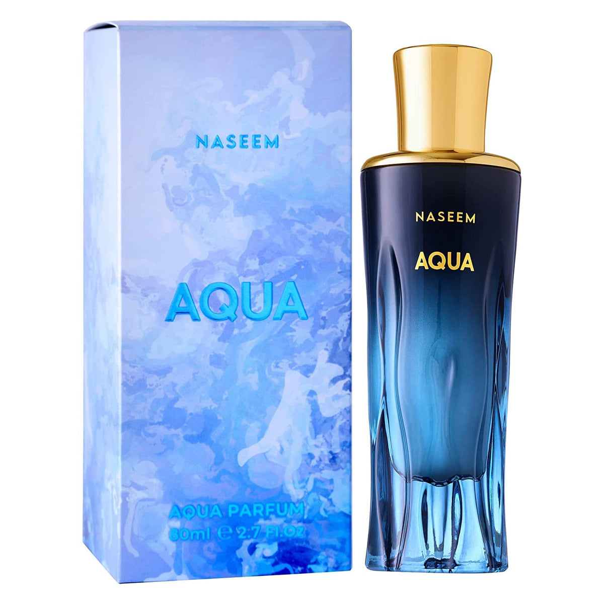 Naseem Aqua Perfume Extrait De Parfum 80ml 2.7 Fl.oz. Unisex Fragrance | Long Lasting