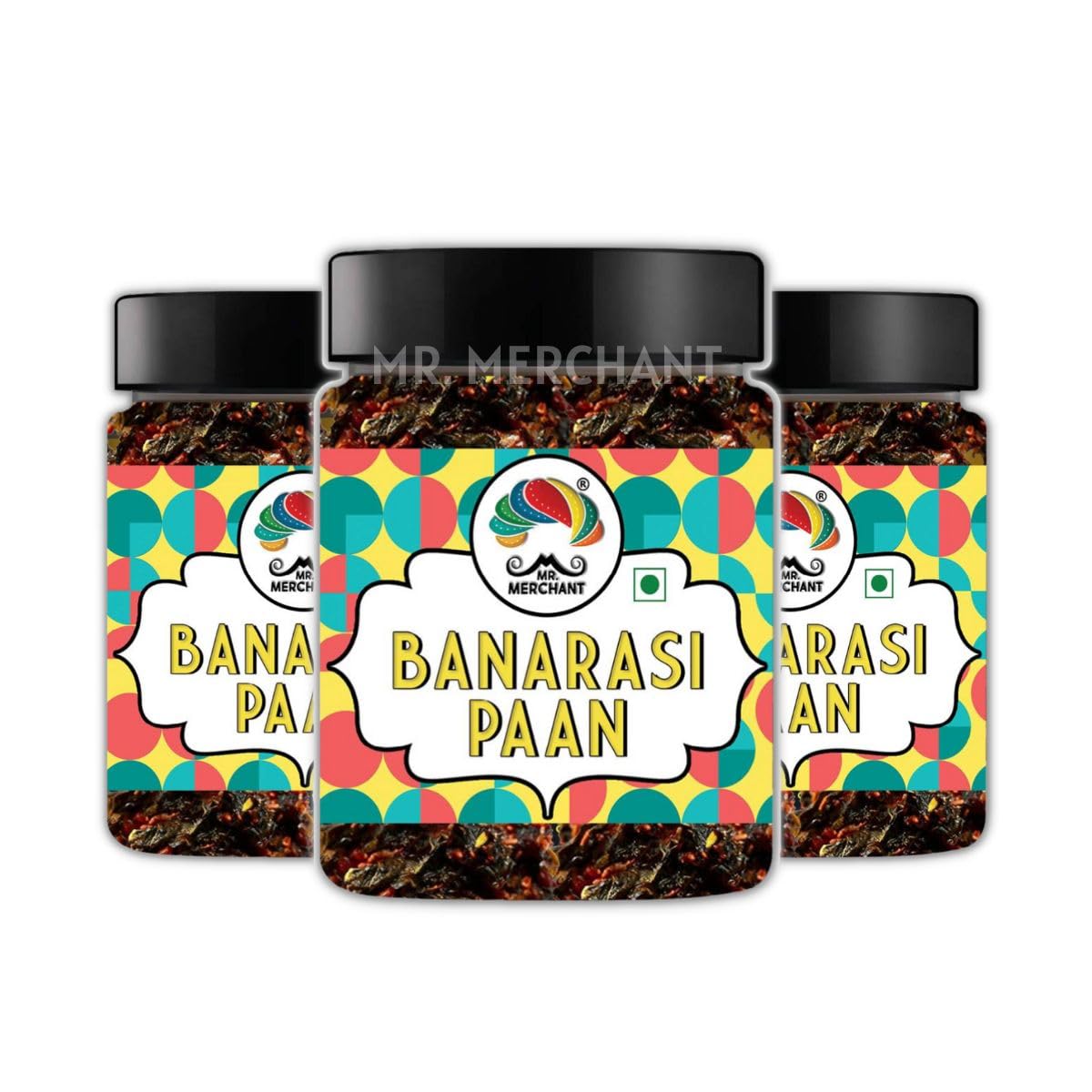 Mr. Merchant Banarasi Meetha Paan Mukhwas 900gm, (300gm *3) | Jar Pack