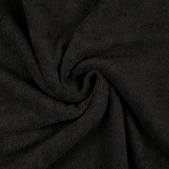 Lrsdaa 100% Cotton Soft Bath Towel 500 Gsm | Men & Women Bath Towel (Black)