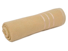 Blissful Creations 100% Cotton Bath Towels 450 Gsm | Soft & Absorbent Bath Towel For Men & Women - Urban Comfort (Golden)