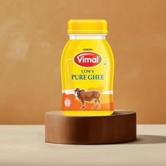 Premium Agmark Cow Pure Ghee By Vimal | Natural & Rich Flavor Healthy Desi Cow Ghee Ideal For Sweets | (1 Litr) 33.8 Ounce | Plastic Bottle
