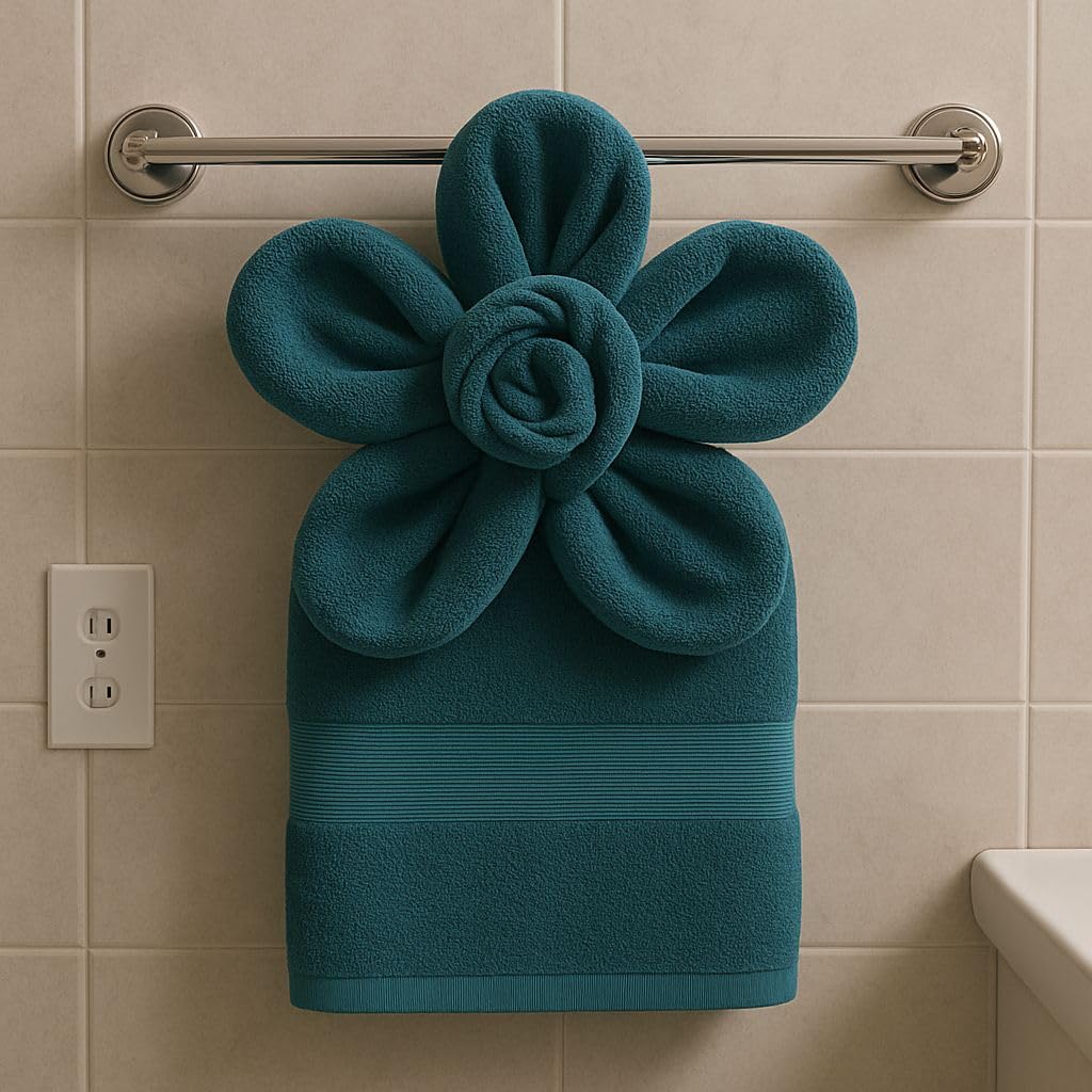 Elstone Home With Device Extra Large Premium Cotton Towel 700 Gsm | Ultra Soft & Super Absorbent Hotel & Spa Quality Towel (Royal Blue)