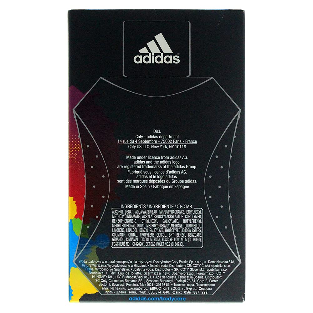 Adidas Team Five Special Edition Eau De Toilette Spray 100ml 3.4 Fl.oz. Long Lasting | Masculine Fragrance