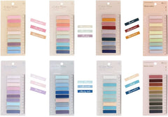 Transparent Sticky Notes Tabs, Index Sticky Tabs, 30 Colors Book Tabs, Multicolor - 3 Sheets