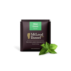 McLeod Russel 1869 Mint Green Tea - 100gm, 3.5 Ounce, 50 Pyramid Tea Bags | Refreshing Digestive Drink - Long Leaf Green Tea | Low Caffeine, Post-Meal Cup Iced Tea