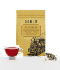Dorje Teas Roasted Flush Darjeeling Black Tea - 250gm, 8.8 Ounce, 100 Cups | No Artificial Powder Or Dust, Whole Leaf Black Tea - Medium Caffeine Loose Leaves