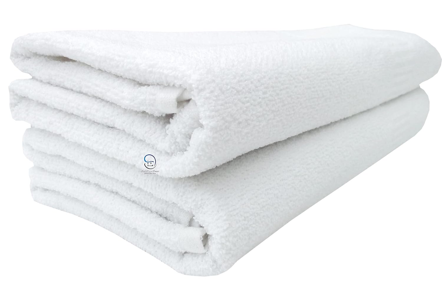 Lush Haven Decor Extra Large Big Men Bath Towel 1000 Gsm | 100% Pure Cotton Full Size Xxxl Ultra Soft, Absorbent & Quick Dry Towel (White) - Pack Of 2
