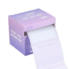 256 Pcs Sticky Notes Set With Dispenser, 8 Patterns Mini Sticky Notes For School, Home (Purple)