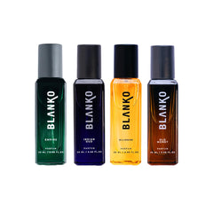 Blanko Royal Collection TLT Parfum 20ml 0.6 Fl.oz. Each Pack Of 4 | Longest Lasting Mens Perfume With Time Lock Technology | Luxury Fragrance Gift Set For Husband, Father, Brother