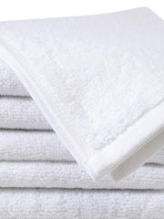 Sanjeev Textiles Trident Hotel Premium 100% Cotton 2 Bath, 2 Hand & 4 Face Towel Sets 2 Kg (White) - 8 Pcs