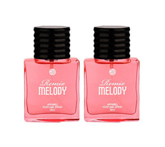 JD International Remix Melody Unisex Perfume - Pack Of 2 X 30ml, 1.02 Fl.oz. Each | Long Lasting Fragrance For All - Day Freshness | Unleash Your Senses With This Unforgettable Aromatic Blend