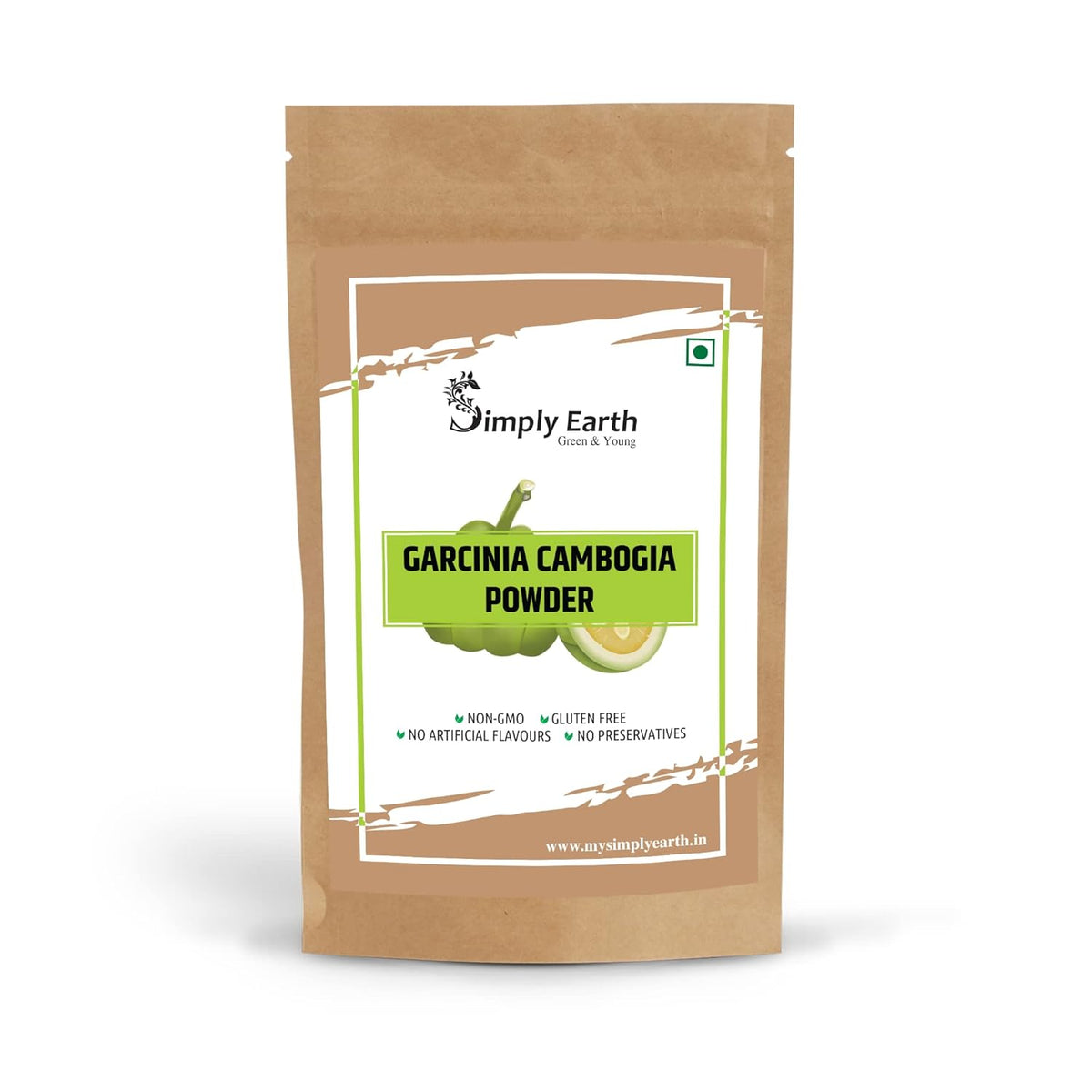 Simply Earth Pure Natural Garcinia Cambogia Fruit Extract Powder 60% Hca For Weight Management & Other Health Benefits | 200gm 0.4lbs
