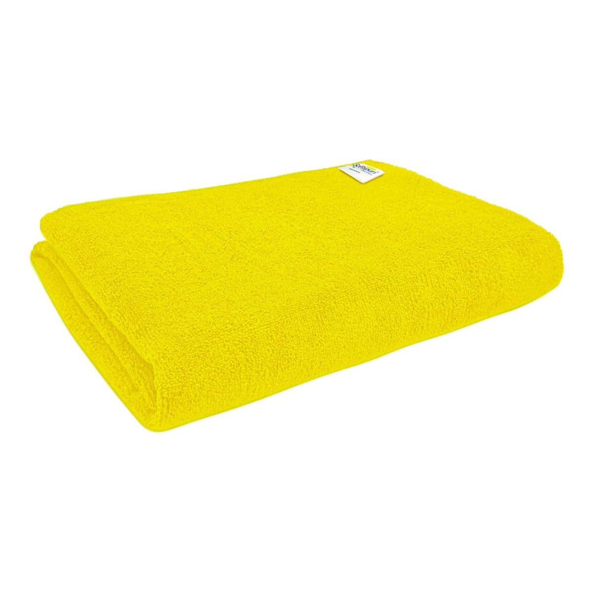 Softspun Microfiber Hair & Face Care Bath Towel 360 Gsm | Ultra Absorbent Super Soft & Comfortable Quick Drying For Men & Women Daily Use Extra Large Size Towel (Yellow)