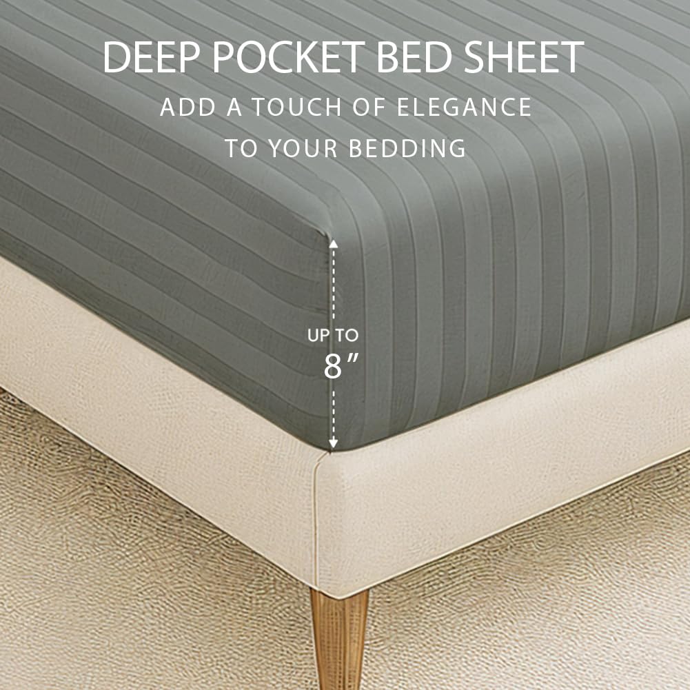 100% Cotton 1 Double Bedsheet For King Size With 2 Pillow Covers | 78 X 72 Inches, Dark Grey - 130 Thread Count Soft & Comfortable | Ideal For Guest Room, Hotel