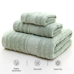 Mush Bamboo Luxurious 4 Bath + 4 Hand & 4 Face Towel 3600 Gsm | Ultra Soft, Absorbent & Antimicrobial Towel (Cream, Pink, Golden, & Olive) -12 Piece