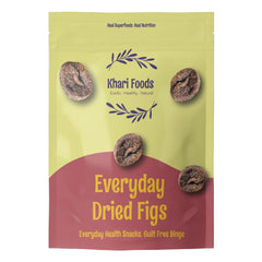 Premium Dried Figs By Khari Foods 400gm, | Anjeer Dry Fruits, High Fiber Immuntiy Booster, Healthy Snacks | 14.1 Ounce | Pack Of 1