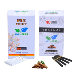 Herbal Cigarettes For Smoking | Fruit, Original Flavoured King Size Herbal Smoke Sticks Pack Of 20 - Tobacco Free & Nicotine Free