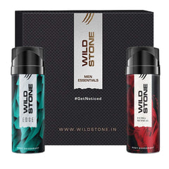 Wild Stone Edge & Ultra Sensual Deodorant Body Spray For Men 300ml 10.1 Fl.oz. | Perfect Gift Set