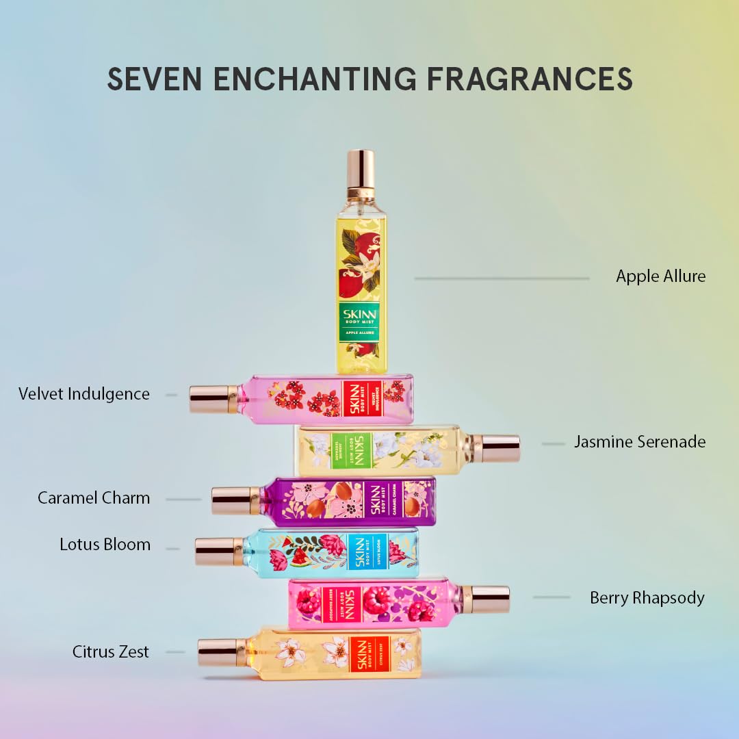 Skinn By Titan Body Mist Perfume Berry Rhapsody For Women 230ml 7.7 Fl.oz.