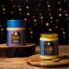 Pure Natural Desi Cow Bilona Ghee By Mr. Milk | Rich In Nutrients & Energy Healthy Pure Desi Ghee Good For Sabji | (500ml) 16.9 Ounce | Jar Pack