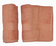 Bombay Dyeing Plain Santino 500 Gsm Cotton Hand Towel Set - Brown (2 Piece)