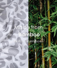 Thirsty Towel By Doctor Towels Bamboo Bath Towel 460 Gsm | Sassy Leopard Design Herringbone Weave Fabric (Sassy Leopard)
