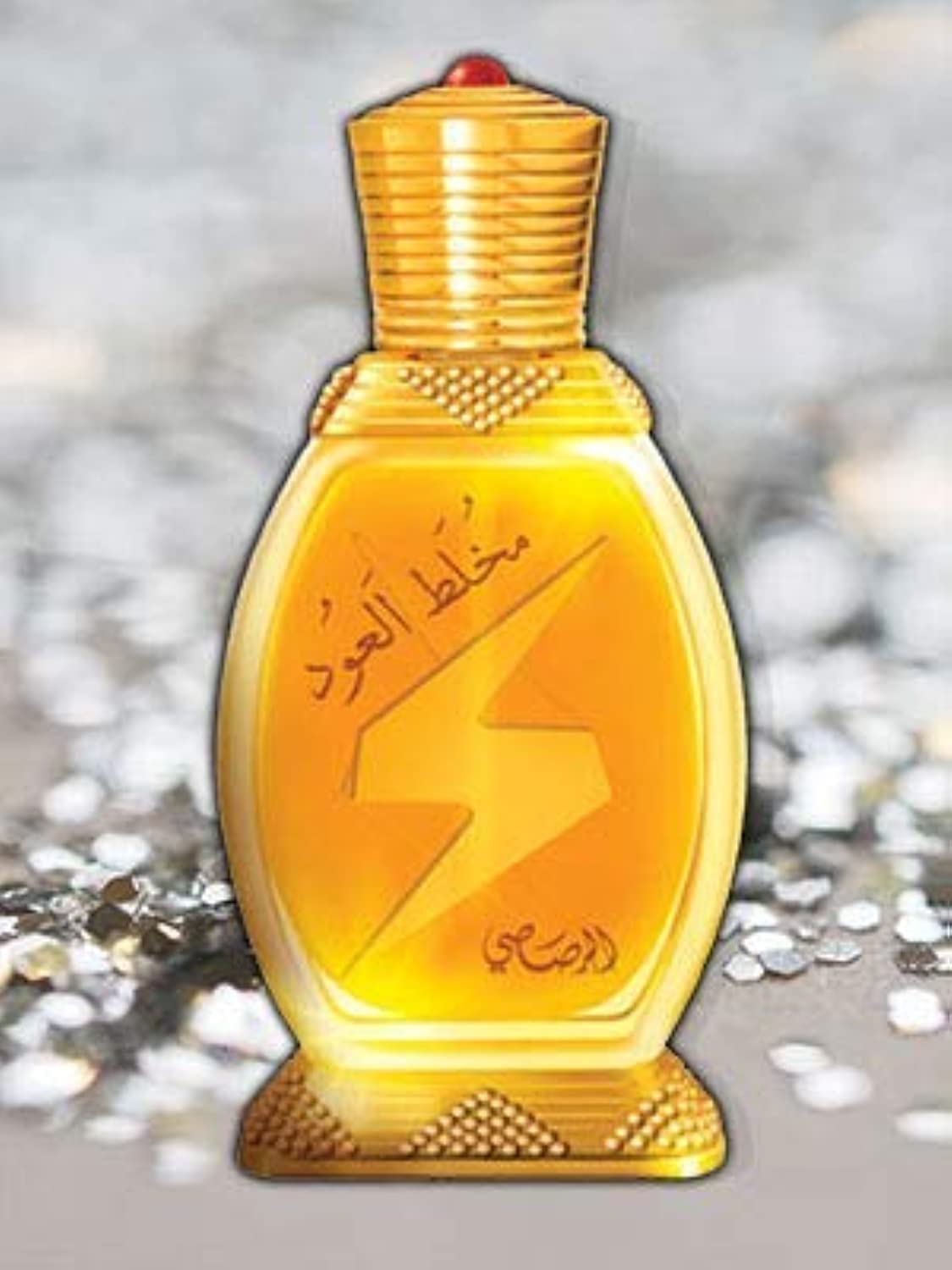 Rasasi Mukhallat Aloudh Concentrated Perfume Oil 20ml 0.6 Fl.oz. Unisex Fragrance | Long Lasting | Alcohol Free