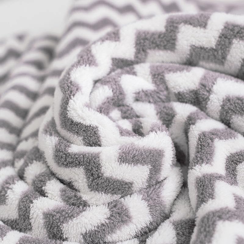 Black Gold The Finer Touch Microfiber Zigzag Bath Towel 1050 Gsm | Soft & Quick Dry Towel Lightweight & Absorbent Use For Men & Women (Grey) - Pack Of 3