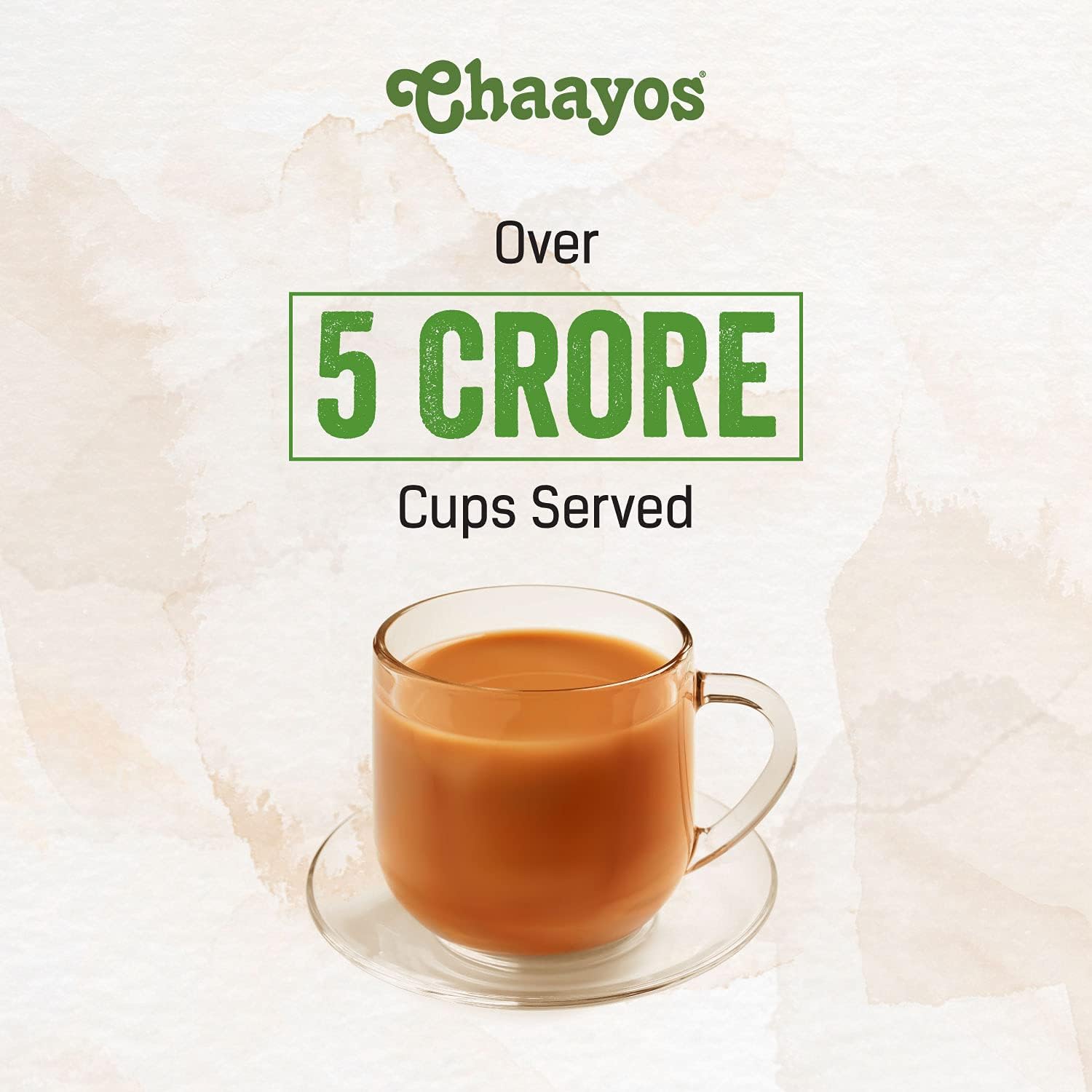 Chaayos Strong Golden Assam Tea - 500gm, 17.6 Ounce, 250 Cups | Premium Chai Patti Desi Chai - Assam Black CTC Tea | Caffeine Free