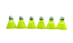 Accura Ac - 350 Badminton Shuttlecock , Stable And Sturdy High Speed Badminton Shuttles | Green , Pack Of 6